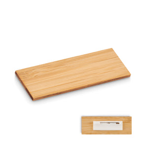 Porte-badge en bambou DERI personnalisable-0