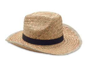 Chapeau de cow-boy en paille TEXAS personnalisable-0