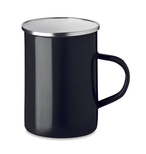 Tasse en métal  couche d&#39;émail SILVER personnalisable-0