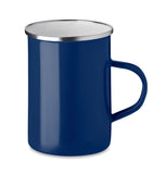 Tasse en métal  couche d&#39;émail SILVER personnalisable-1