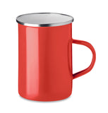 Tasse en métal  couche d&#39;émail SILVER personnalisable-2