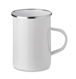 Tasse en métal  couche d&#39;émail SILVER personnalisable-3