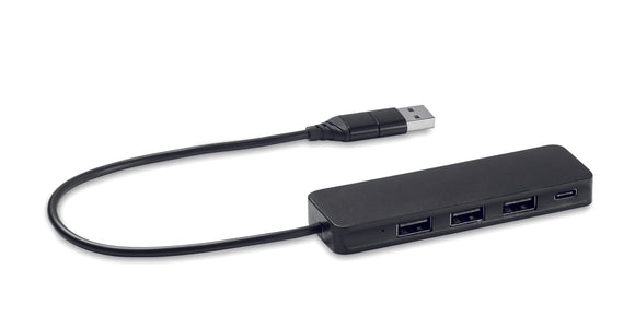Hub USB-C 4 ports HUBBIE personnalisable-0