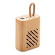 Haut-parleur sans fil bambou 3W REY personnalisable-0