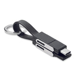 Porte-clés avec câble 4 en 1 KEY C personnalisable-0