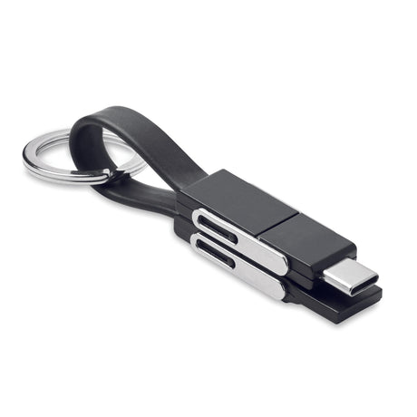 Porte-clés avec câble 4 en 1 KEY C personnalisable-0