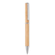 Stylo bille twist en bambou NAIRA personnalisable-0