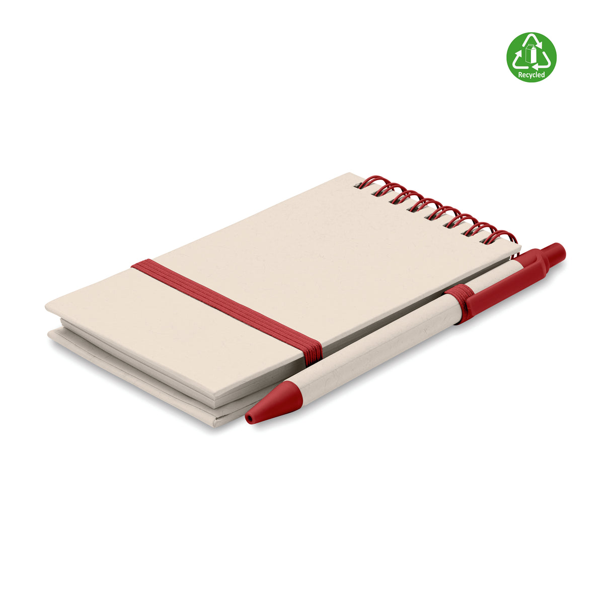 Carnet en carton de lait recycl MITO SET personnalisable-2