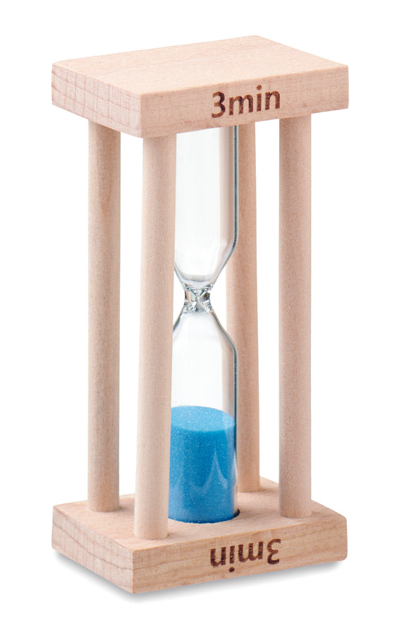 Sablier en bois 3 minutes CI personnalisable-0