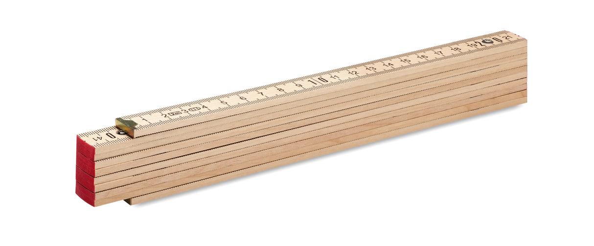Règle de charpentier en bois 2m ARA personnalisable-0