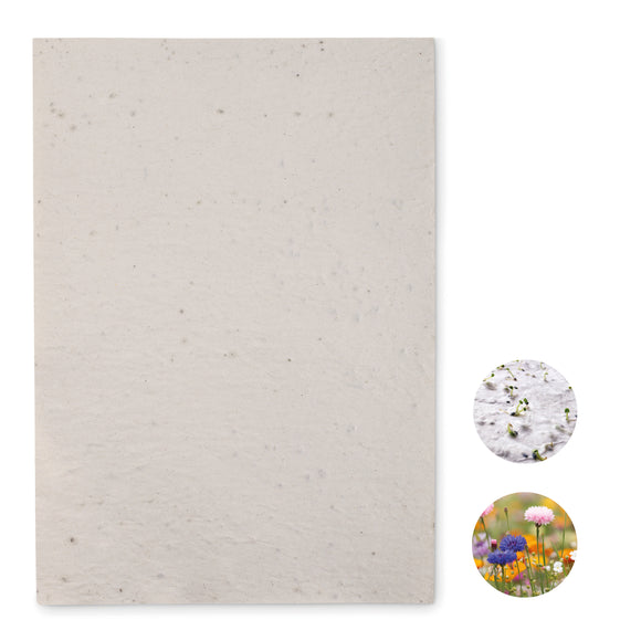 Papier A4 graines de fleurs ASIDI personnalisable-0