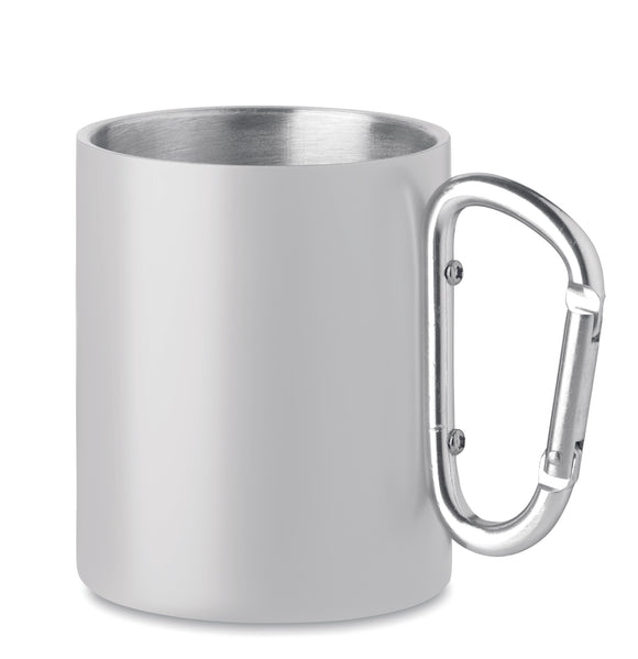 Mug en métal anse mousqueton AROM personnalisable-0