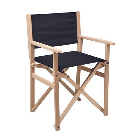 Chaise de plage pliable en bois RIMIES personnalisable-0