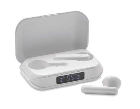 Ecouteurs TWS en ABS recyclé QUAVER personnalisable-0