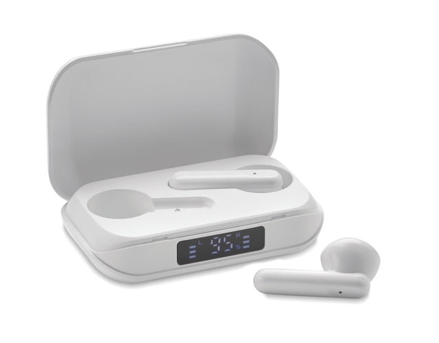 Ecouteurs TWS en ABS recyclé QUAVER personnalisable-0