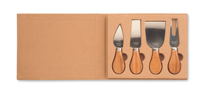 Set de 4 couteaux à fromage QUATTRO personnalisable-0