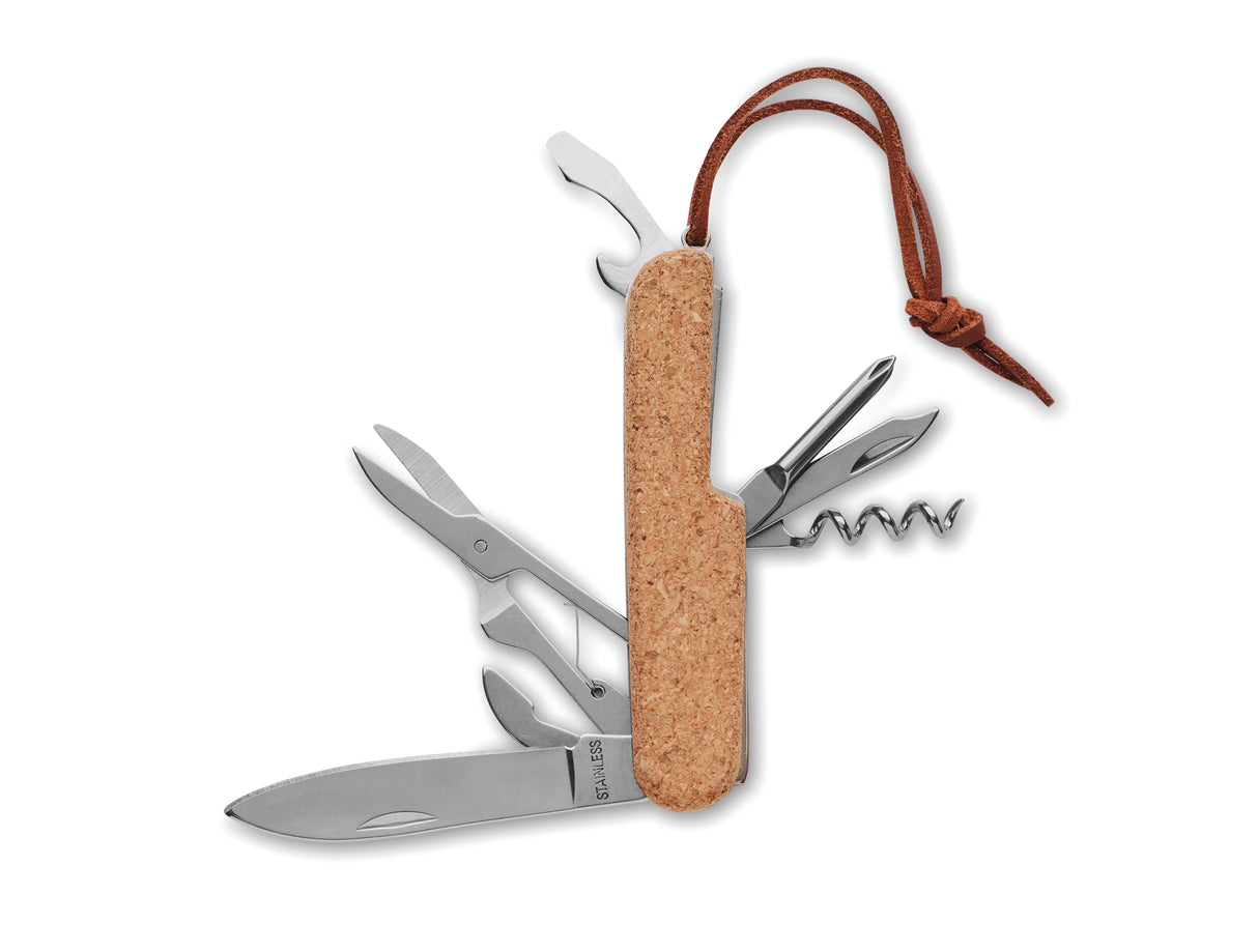 Couteau multi-outils en liège MULTIKORK personnalisable-0