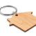 Porte-clés maison bambou HOUSEBOO personnalisable-0