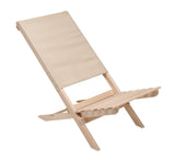 Chaise de plage pliable en bois MARINERO personnalisable-1