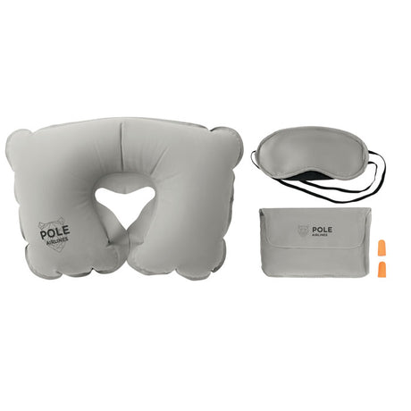 Set oreiller, masque, bouchons TRAVELPLUS personnalisable