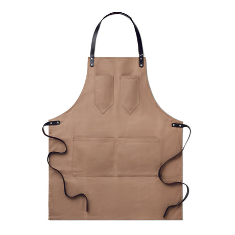 Tablier en toile enduite CHEF personnalisable-1