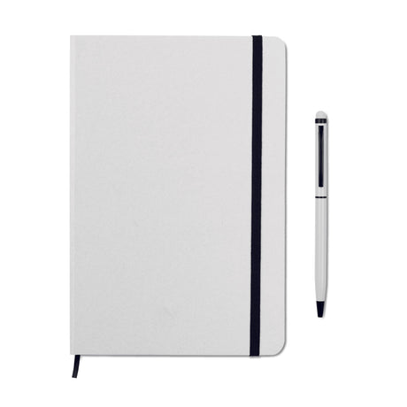 Carnet A5 et stylo assorti NEILO SET personnalisable-2
