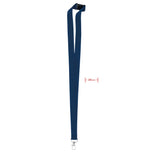 Lanyard crochet métal 20mm PANY personnalisable-1