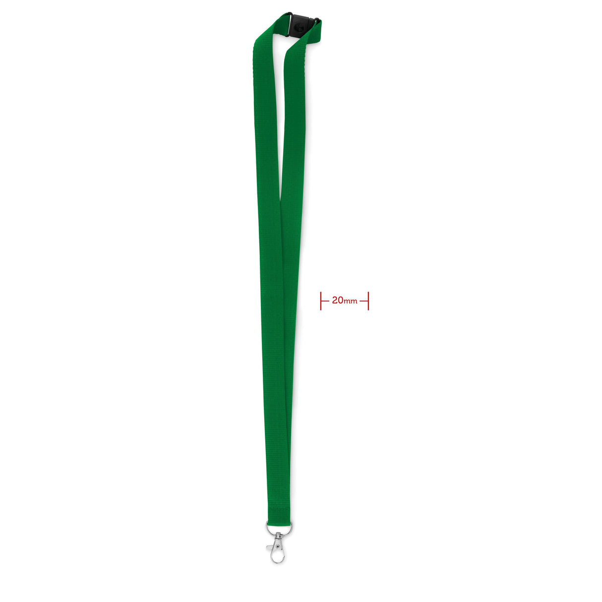 Lanyard crochet métal 20mm PANY personnalisable-4