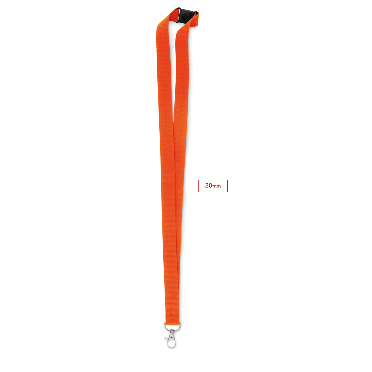 Lanyard crochet métal 20mm PANY personnalisable-5