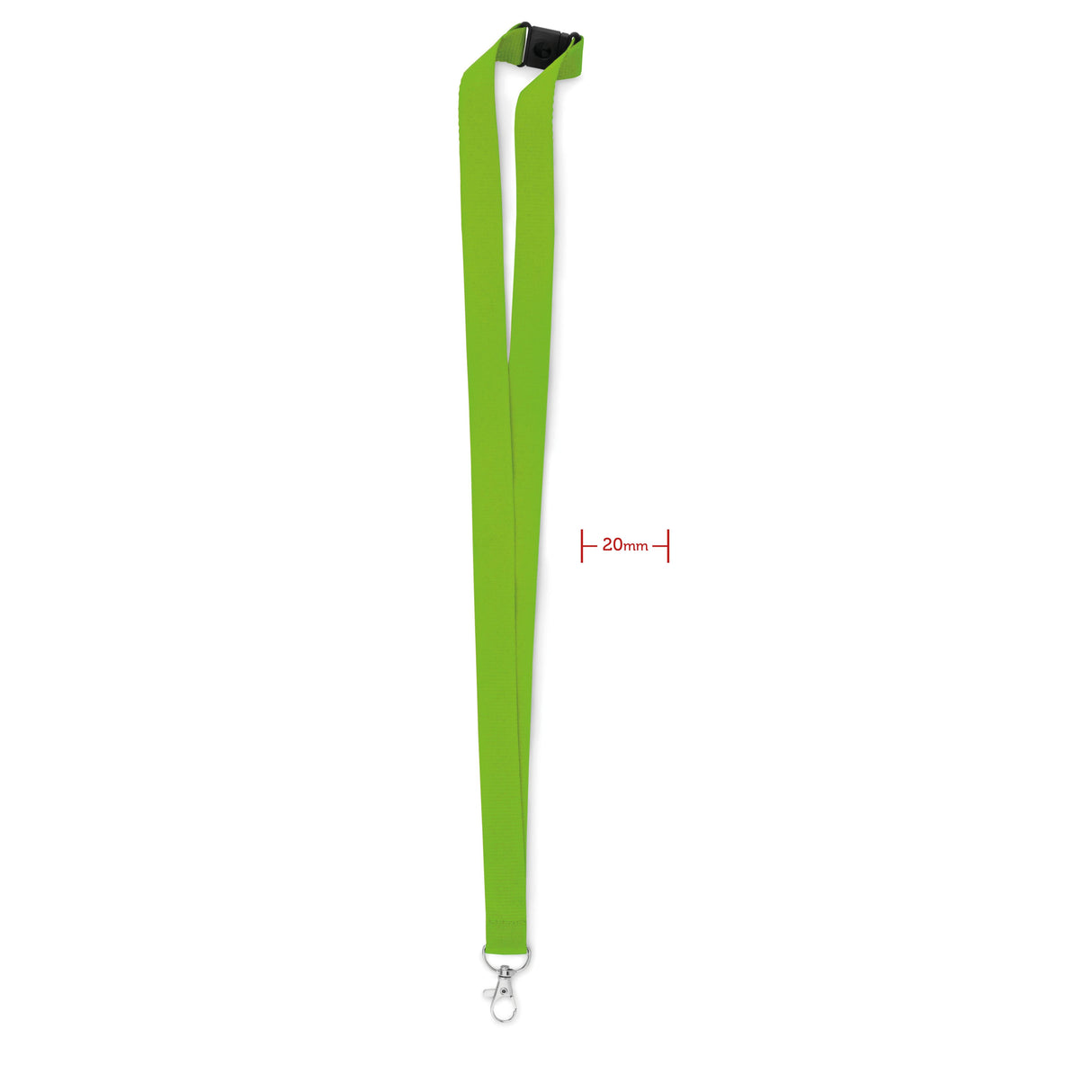 Lanyard crochet métal 20mm PANY personnalisable-9
