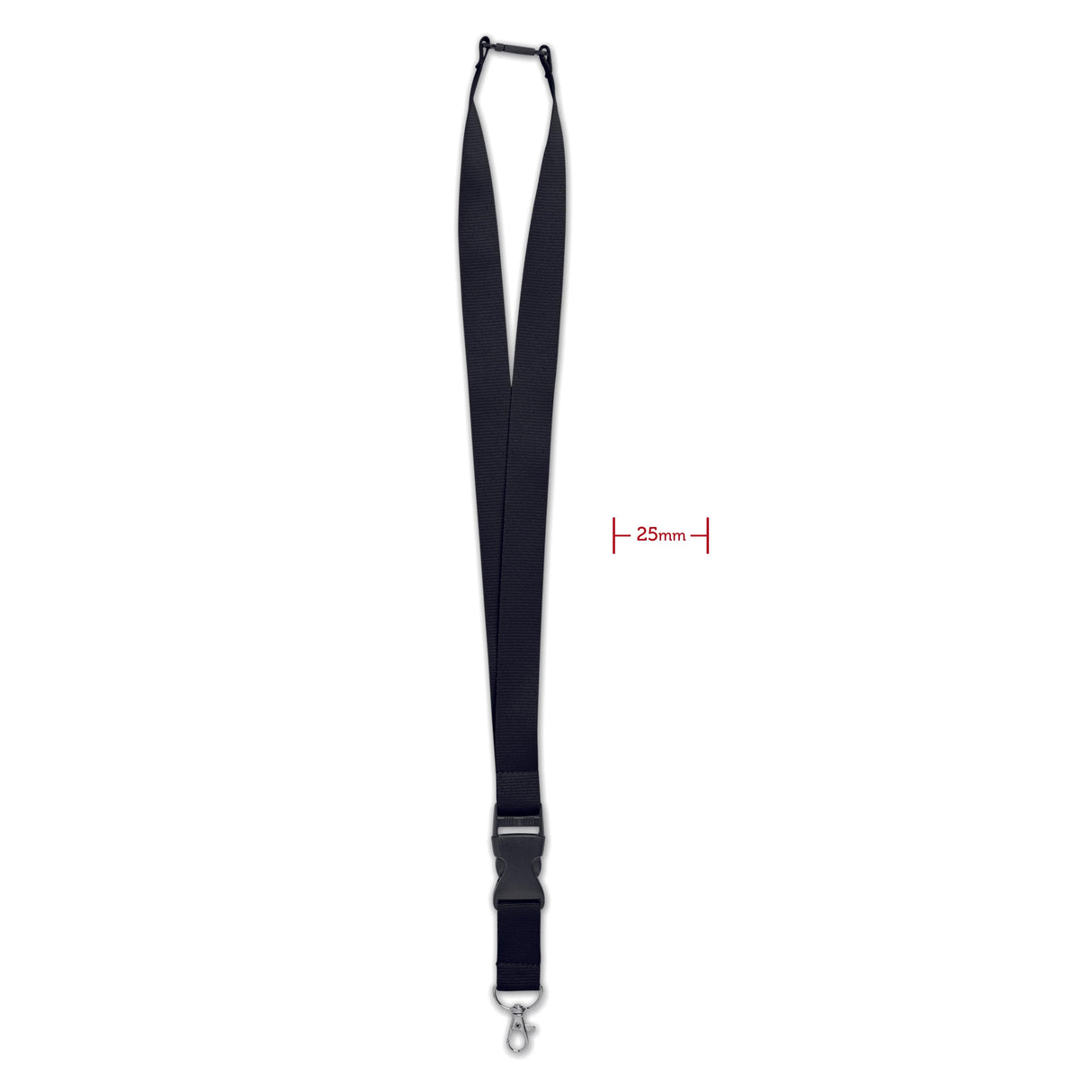 Lanyard crochet métal 25mm WIDE LANY personnalisable-0