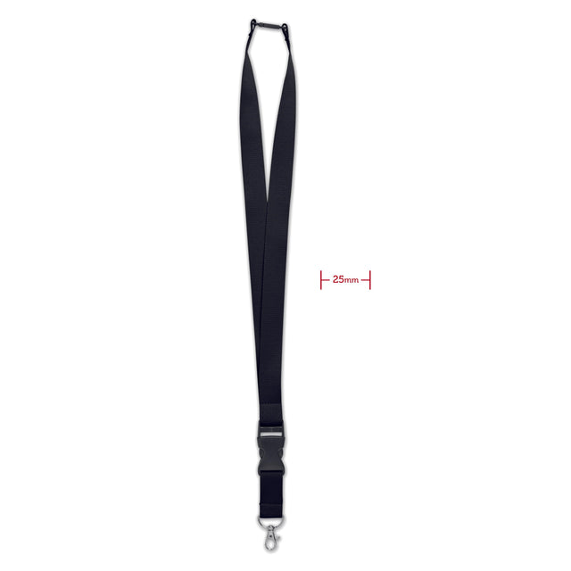 Lanyard crochet métal 25mm WIDE LANY personnalisable-0