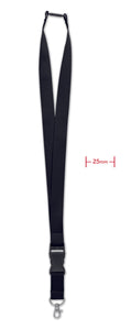 Lanyard crochet métal 25mm WIDE LANY personnalisable-0