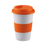 Mug Céramique Avec Silicone Tribeca Personnalisable Orange Vaisselle