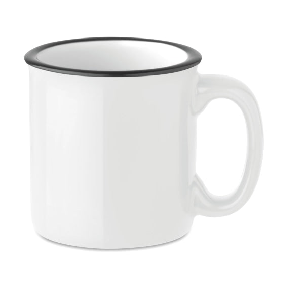 Mug Céramique Subli 240Ml. Tweenies Sublim Personnalisable Noir Vaisselle