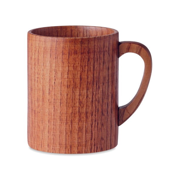 Mug En Bois De Chêne 280 Ml Travis Personnalisable Brown Vaisselle