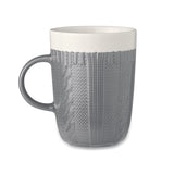Mug En Céramique 310 Ml Knitty Personnalisable Grey Vaisselle