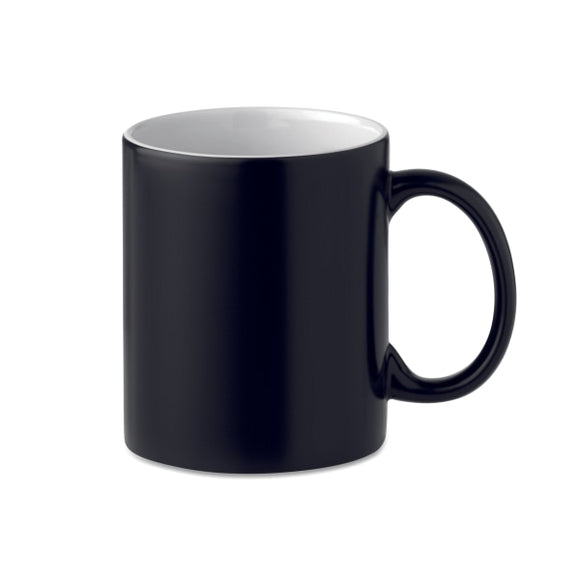 Mug Noir Sublimation 300Ml Sublidark Personnalisable Black Vaisselle