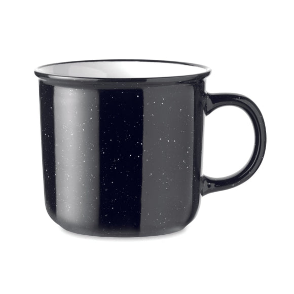 Mug Vintage En Céramique 400 Ml Piga Personnalisable Black Vaisselle