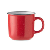 Mug Vintage En Céramique 400 Ml Piga Personnalisable Red Vaisselle