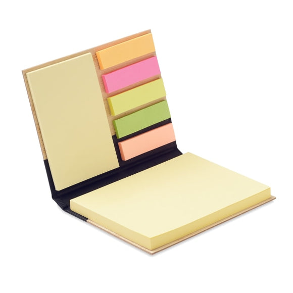 Notes Adhésives Housse En Bambo Visionbam Personnalisable Noir Accesoires De Bureau