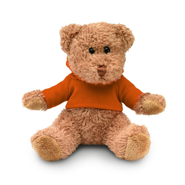 Ours En Peluche Avec T-Shirt Johnny Personnalisable Orange Peluches