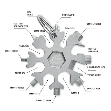 Outil Multi Fonctions Acier Inox Floquet Personnalisable Outils & Lampes Torches