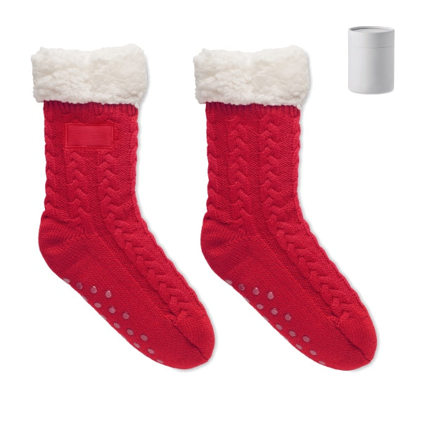 Paire De Chaussettes Taille L Canichie Personnalisable Red Maison & Bien-Être