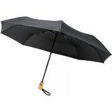 Parapluie En Pet Recyclé Pliable 21 À Ouverture/Fermeture Automatique Bo Personnalisable Noir