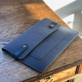 Pochette d'ordinateur en feutrine upcyclée ♻️ fabrication France 🇫🇷