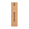 Pochette Papier Noir Paper Sleeve Personnalisable Beige Ecriture