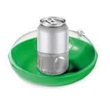 Porte Canette Gonflable Canny Personnalisable Green Articles De Plage