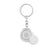 Porte-Clés Avec Jeton Aimanté Flat Ring Personnalisable Silver Portes-Clés
