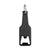 Porte-Clés Decapsuleur En Alu Botelia Personnalisable Noir Accessoires